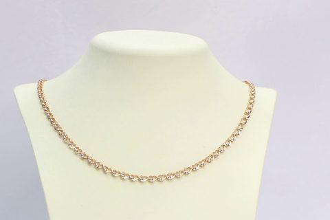 Золотая цепь плетение Фантазийное Русь Золотая РЗЦ15-003