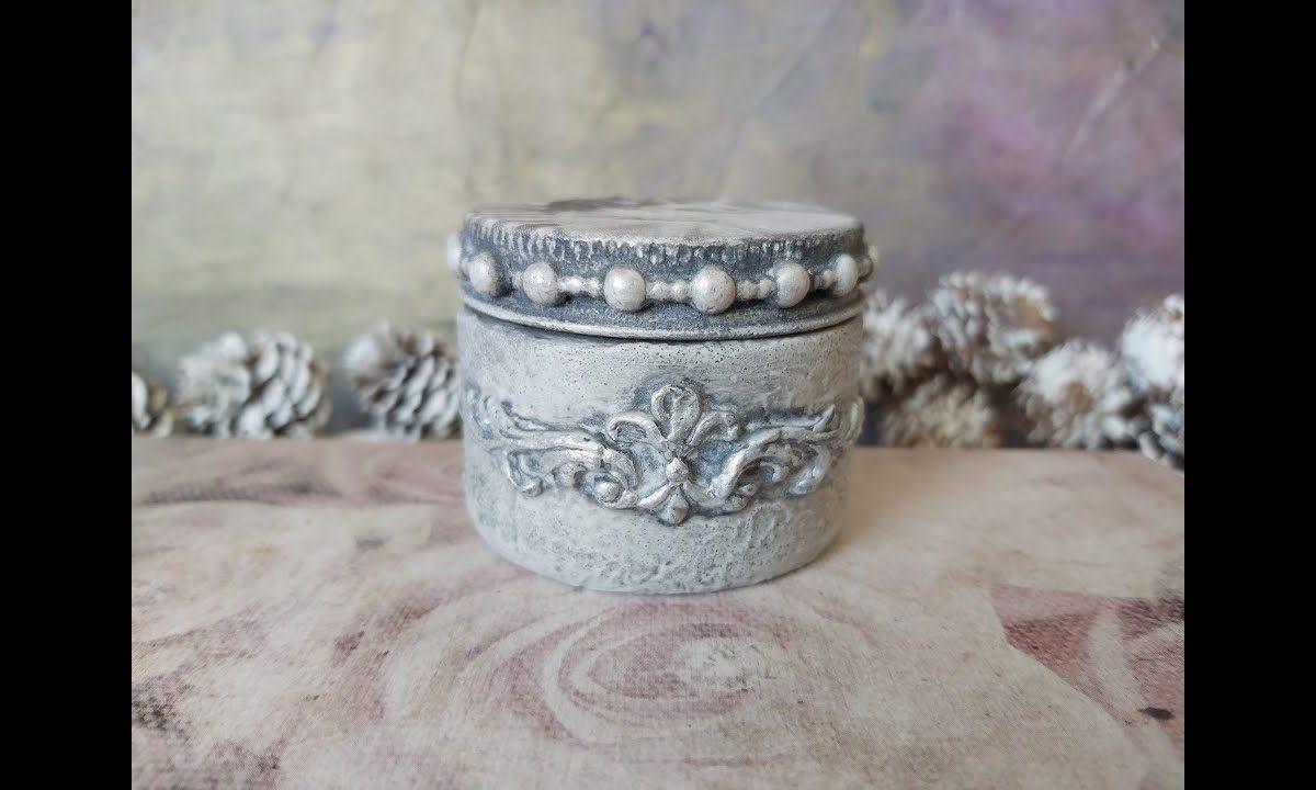 Декор стеклянной баночки/Декупаж баночки в винтажном стиле/Decoupage/DIY