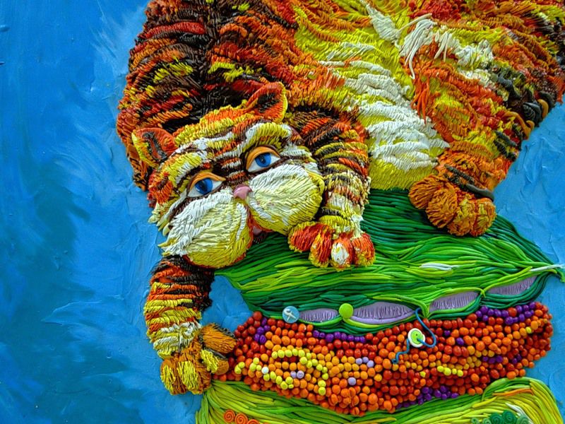 Шедевры из пластилина. И сколько же фантазии у мастеров