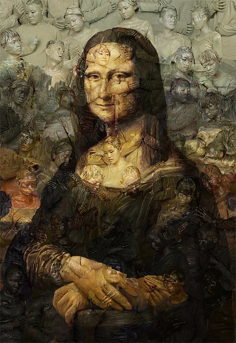 Человек-невидимка рисует картины!!! Лучшая подборка фотографий от Liu Bolin