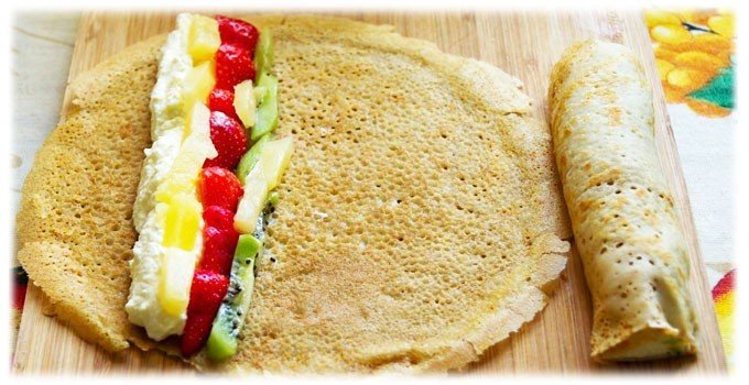 Сладкие РОЛЛЫ с творожно-фруктовой начинкой. Все самое ВКУСНОЕ — ПРОСТО!!!