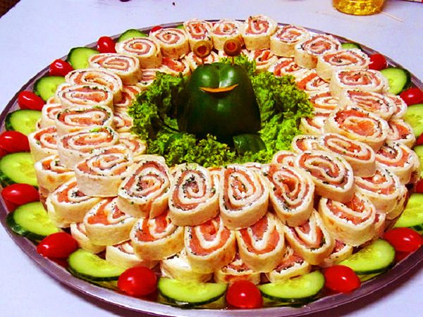 ОРИГИНАЛЬНЫЕ украшения блюд на праздничный стол! 23 ФОТО