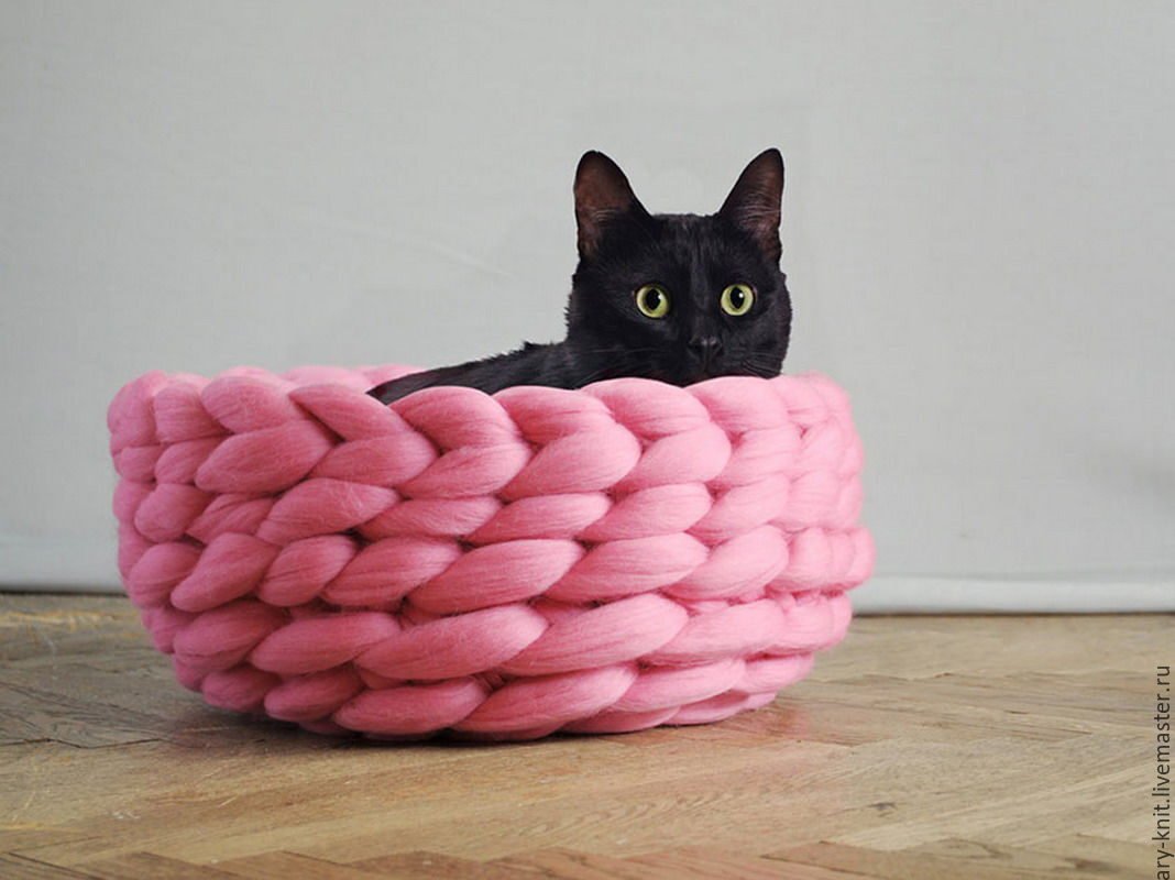 Корзинки для КОТИКОВ крючком