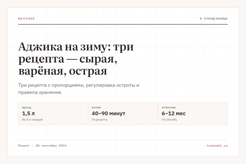 Аджика на зиму: три рецепта — сырая, варёная, острая