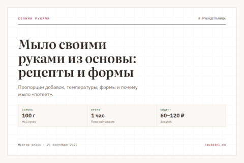 Мыло своими руками из основы: рецепты и формы