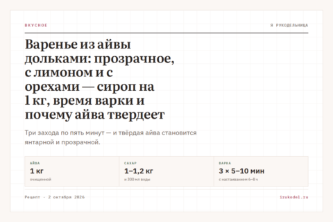 Варенье из айвы дольками: прозрачное, с лимоном и с орехами — сироп на 1 кг, время варки и почему айва твердеет