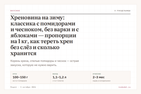 Хреновина на зиму: классика с помидорами и чесноком, без варки и с яблоками — пропорции на 1 кг, как тереть хрен без слёз и сколько хранится