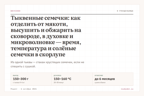 Тыквенные семечки: как отделить от мякоти, высушить и обжарить на сковороде, в духовке и микроволновке — время, температура и солёные семечки в скорлупе