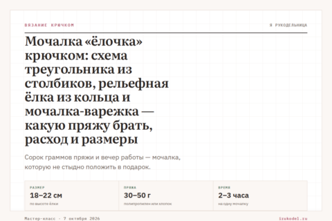 Мочалка «ёлочка» крючком: схема треугольника из столбиков, рельефная ёлка из кольца и мочалка-варежка — какую пряжу брать, расход и размеры